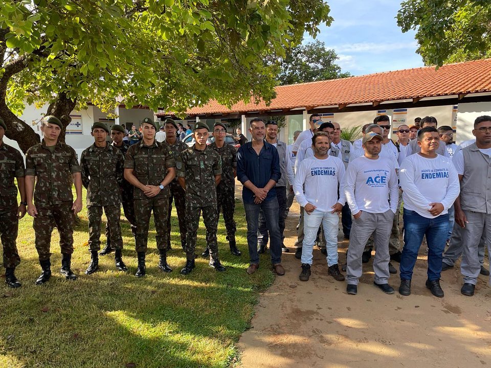 Batalhão Tocantins marcou presença no “Dia D de Mobilização Nacional Contra a Dengue”, sendo uma iniciativa em todo o país.